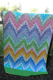 Jelly Roll Bargello Quilt by Rachel Slote-Brown