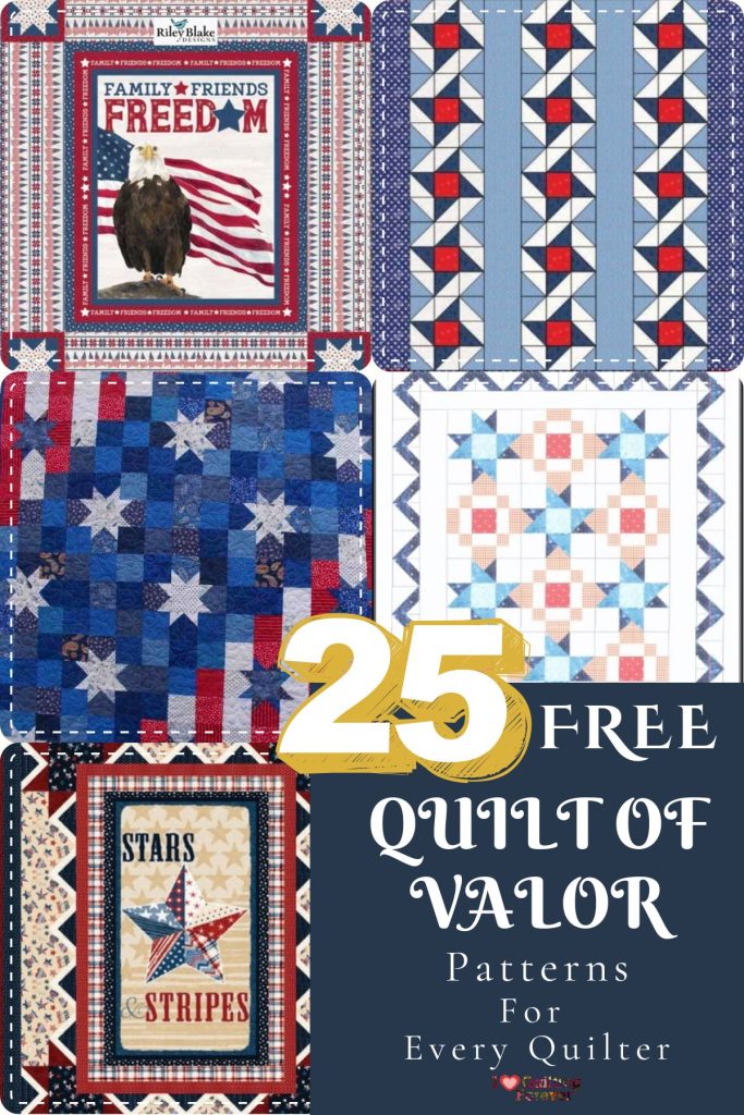 Quilt Of Valor Quilt Patterns Roundup 2 ILQF Pinterest