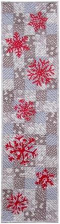 Scandi Snowflake Table Runner Quilt- Free Quilt Pattern