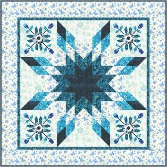 Snow Crystal Quilt - Free Quilt Pattern