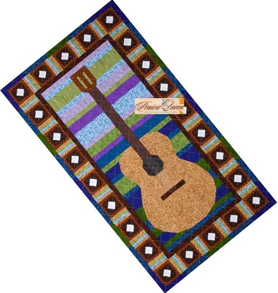 Solo Guitar Quilt Pattern - etsy