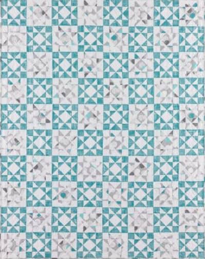 Free Quilt Pattern - GO! Qube 6" Diamond Star Throw Quilt Pattern by AccuQuilt