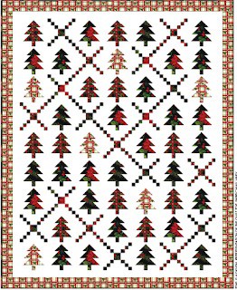 Free Quilt Pattern - Holiday Forest Quilt by Wendy Sheppard for Michael Miller Fabrics