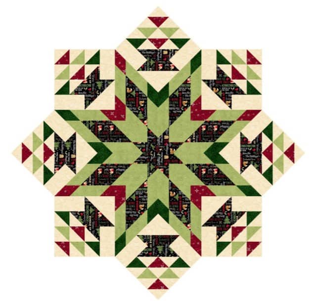 Merry and Bright Table Topper  - Free Quilt Pattern