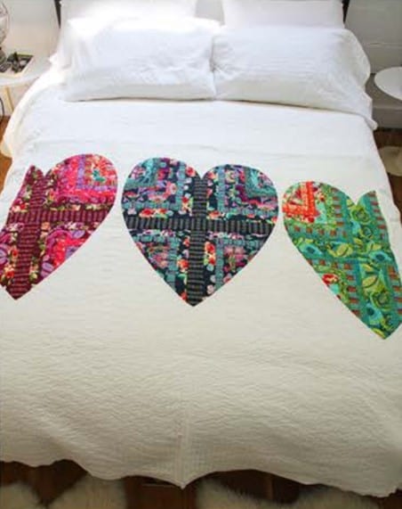 Bright Heart Quilt - Free Quilt Pattern