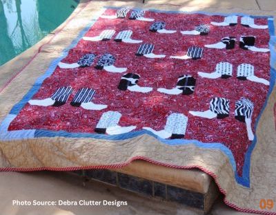 Cowboy Boot Quilt - free quilt pattern