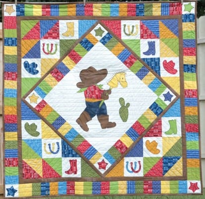 Cowboy Adventures Quilt by Amanda Brown of Nursery Magic Quilts