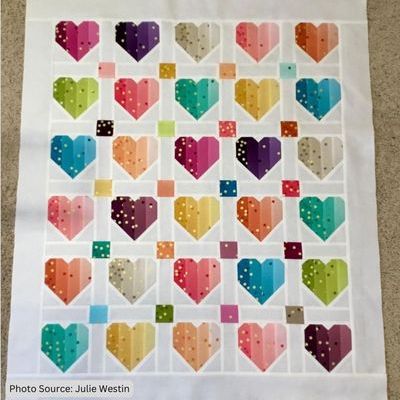 Heart Quilt Pattern Idea from Julie Westin