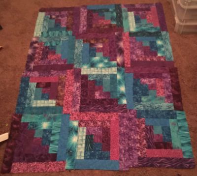 Log Cabin Quilt made by Brian Mitchell FB group member