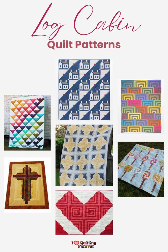 Log Cabin Quilt Patterns roundup 1 - Pinterest ILQF