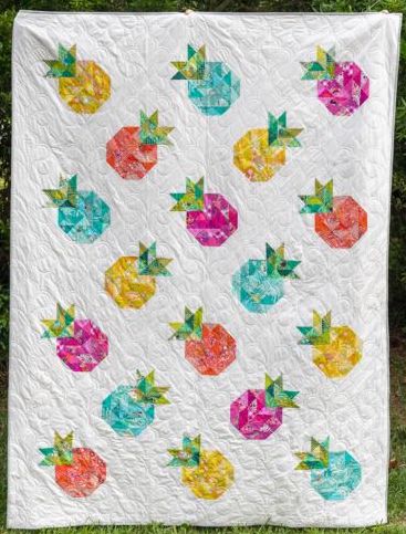 Pineapple Fruit Quilt - free quilt pattern