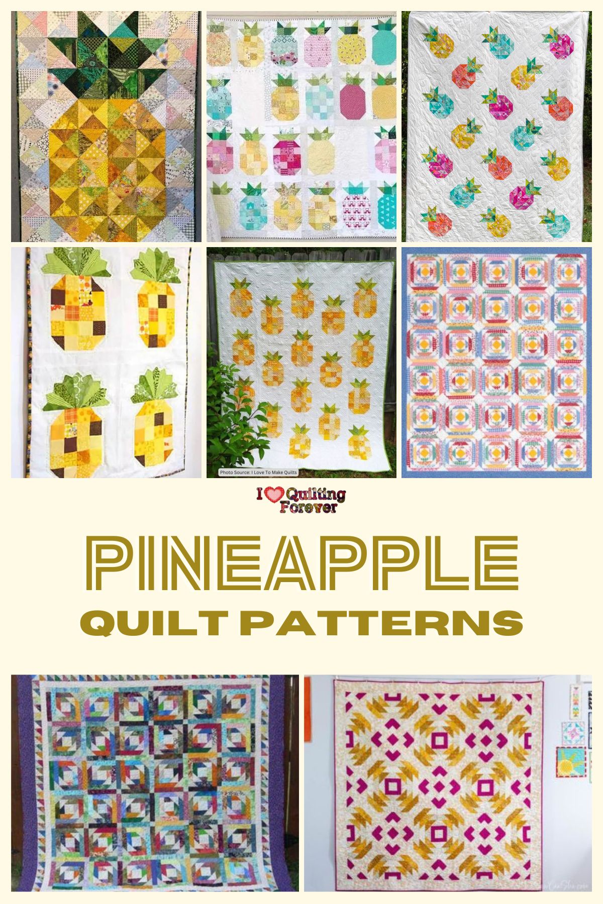 Top 14 Free Pineapple Quilt Patterns (+10 Bonus Patterns For Sale) I