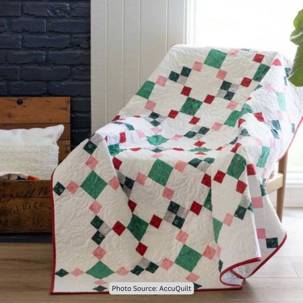 free quilt pattern - GO! Checkered Irish Chain