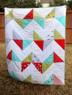 Easy Peasy Chevron Quilt - Free Quilt Pattern