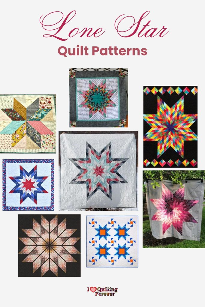 Lone Star Quilt Patterns roundup - Pinterest ILQF