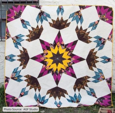 Stardust-free quilt pattern