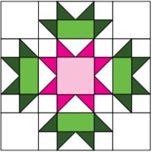 Connemara Flower- Free Quilt Block Pattern