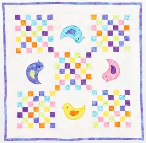 GO! Glee Club Table Topper Quilt - Free Quilt Pattern by AccuQuilt