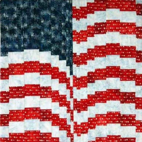 Firework Flag Quilt Pattern 