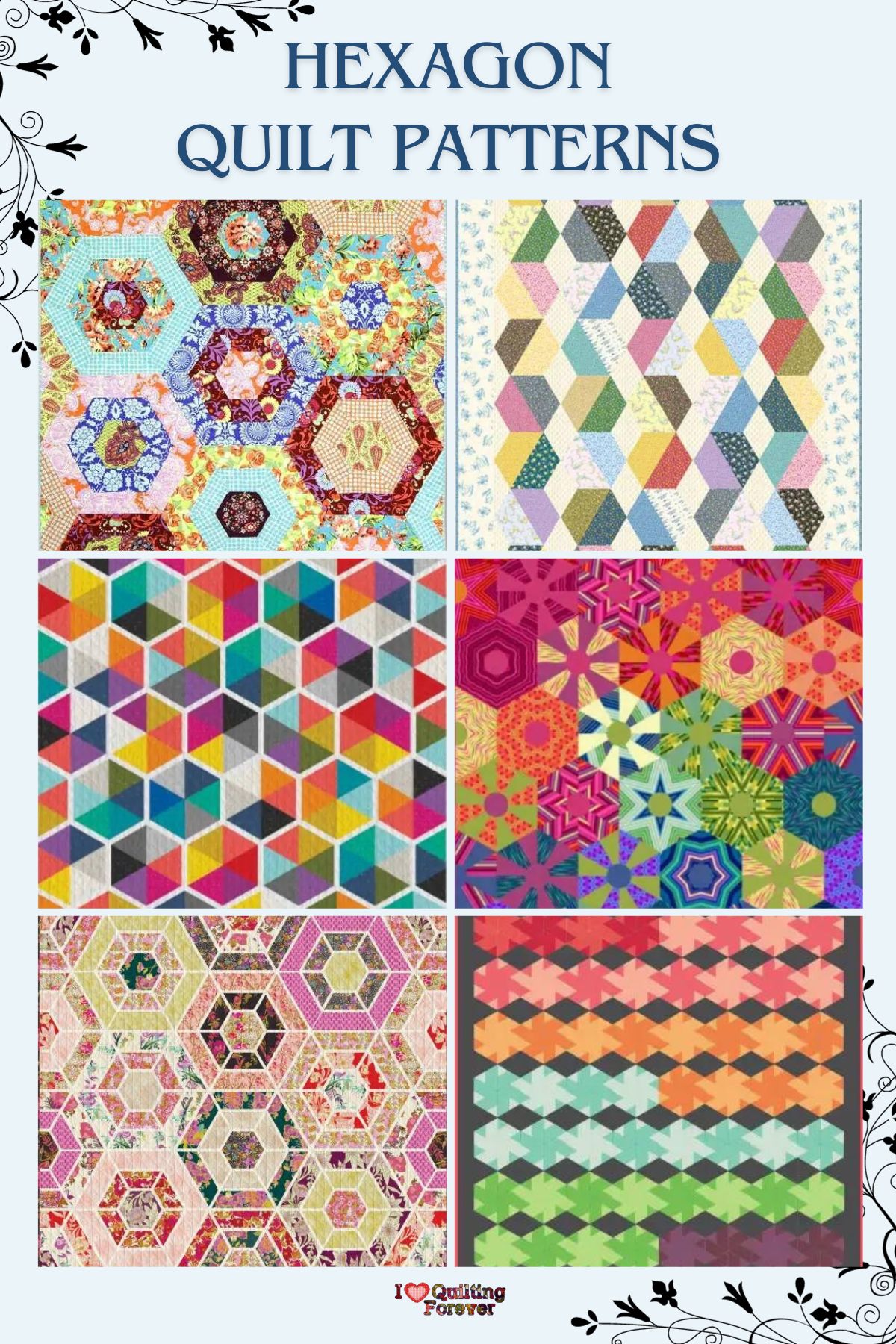 Top 15 Free Hexagon Quilt Patterns (+5 Bonus Patterns For Sale) I