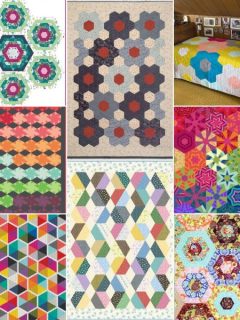 Hexagon Quilt Patterns roundup ILQF featured cover