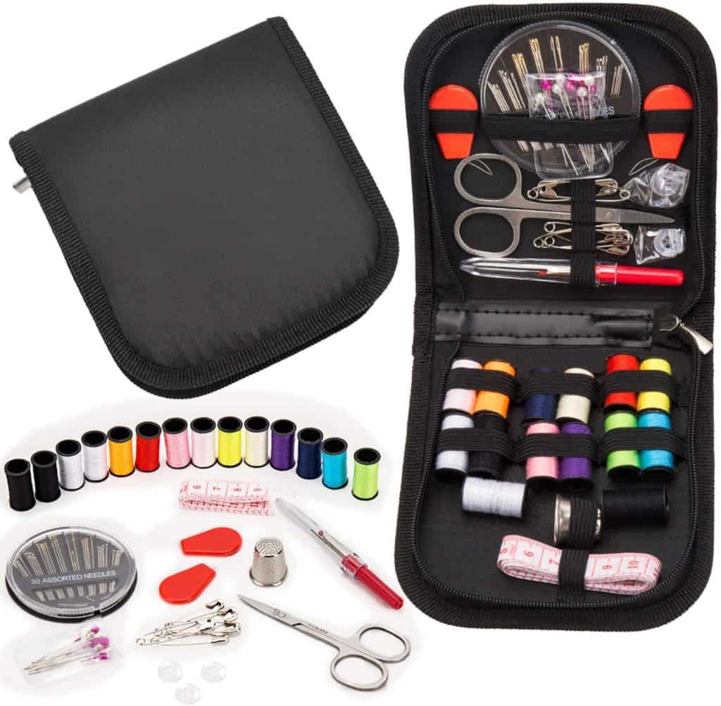 Complete Sewing Kit With Box, 130 Pcs Premium Sewing Accessories, Sewing Set  For Travel Family Home - Applicable To Work And Emergency