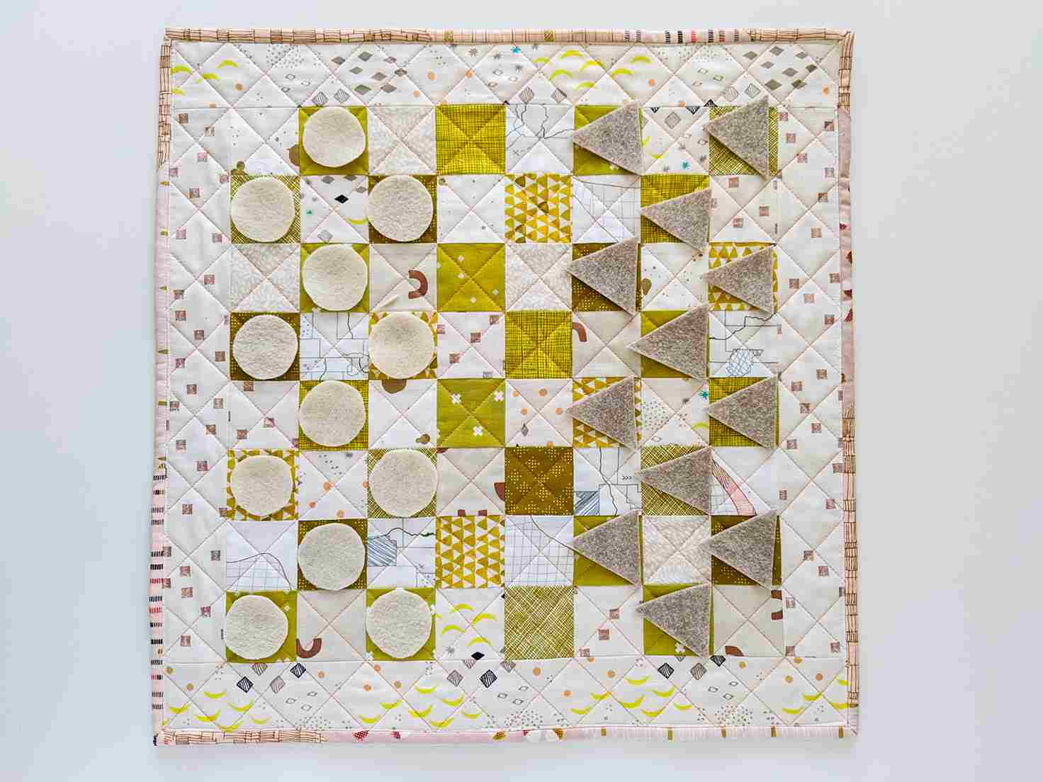 DIY Quilted Checkerboard - Free Quilt Pattern