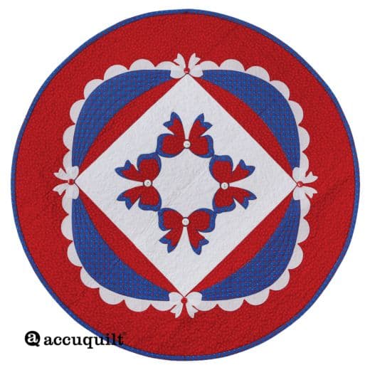 GO! Americana Table Topper - free quilt patern