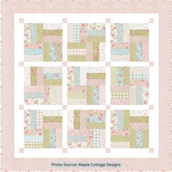 Garden Trellis Quilt Pattern -etsy