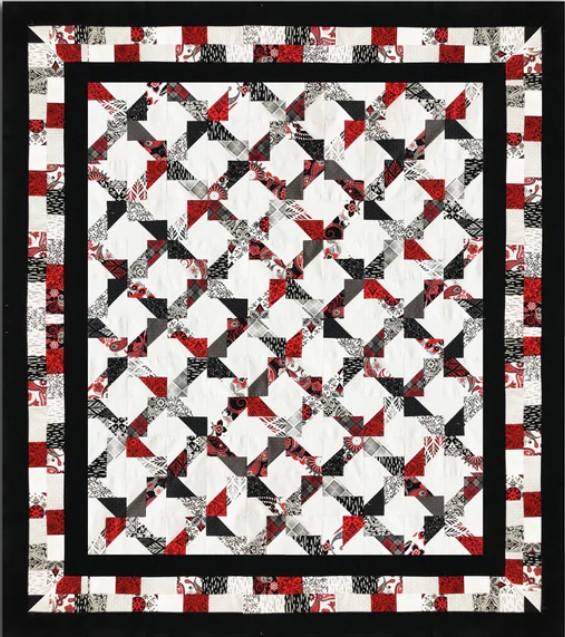 Jagged X’s - Free Quilt Pattern