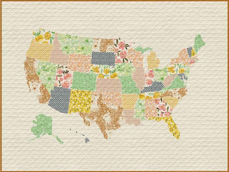 US Map Quilt