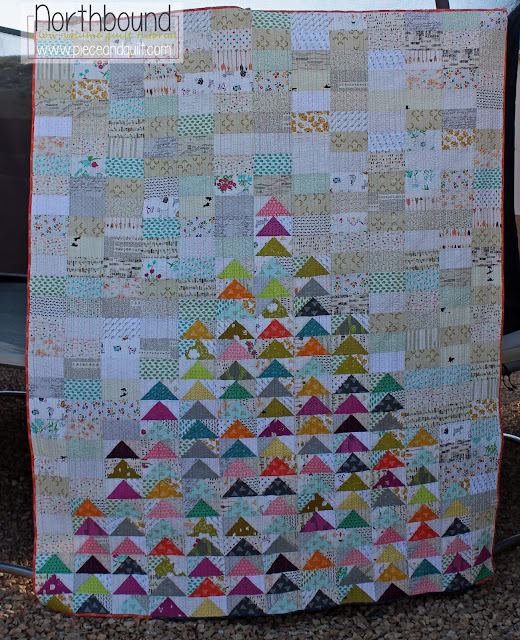 free quilt tutorial - Northbound Quilt by Natalia of Piece N Quilt