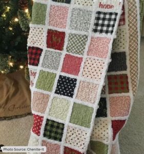 Rag Quilt Pattern Idea from Chenille-It 