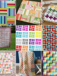 Rail Fence Quilt Patterns roundup ILQF featured cover