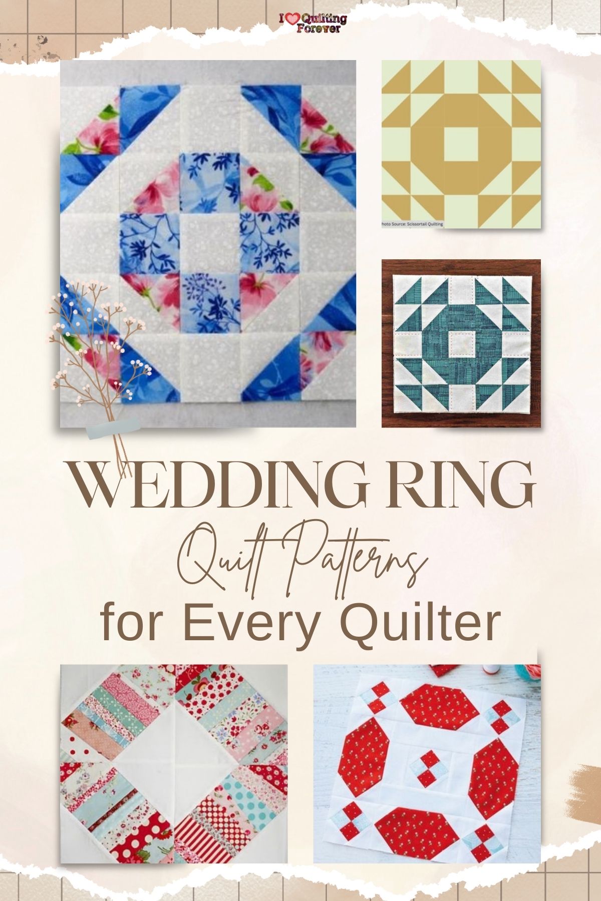 Top 5 Free Best Wedding Ring Quilt Patterns (+5 Bonus Patterns For Sale ...