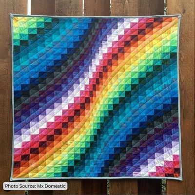 Bargello Quilt Pattern Idea from Mx Domestic