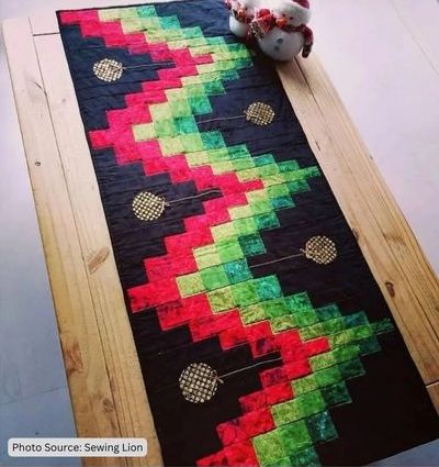 Bargello Quilt Pattern Idea from Sewing Lion