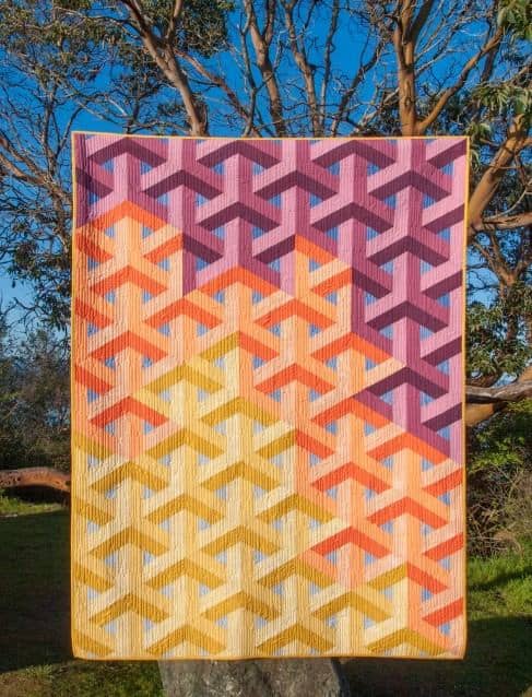 Entangled Sky Quilt by Krista Moser of The Quilted Life