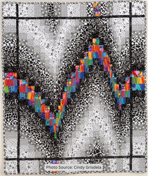Fire And Ice Bargello Quilt Pattern