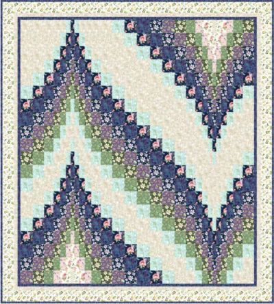 Fragrant Flowers - free quilt pattern ILQF