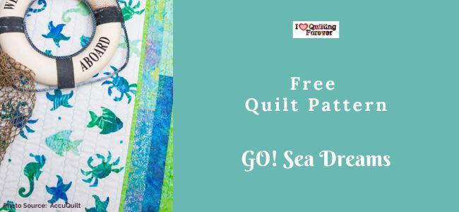 GO! Sea Dreams Quilt featured cover photo