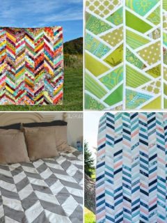 Herringbone Quilt Patterns roundup ILQF featured cover