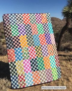 Jelly Roll Quilt Pattern Idea from Desert Pepper
