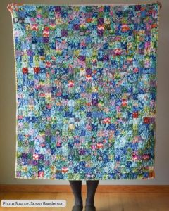 Jelly Roll Quilt Pattern Idea from Susan Banderson