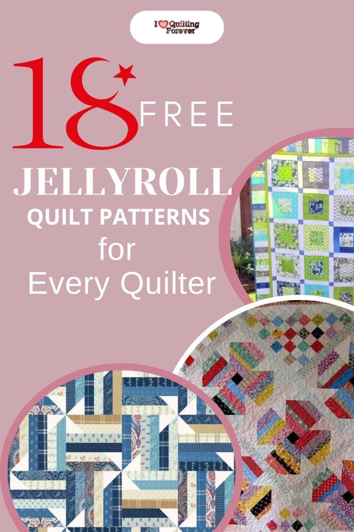 Top 18 Free Jelly Roll Quilt Patterns (+11 Bonus Patterns For Sale) - I ...