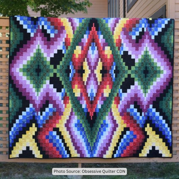 Love Tangle Bargello Quilt Pattern - etsy