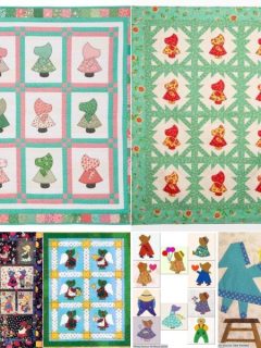 Sunbonnet Sue Quilt Patterns roundup ILQF featured cover
