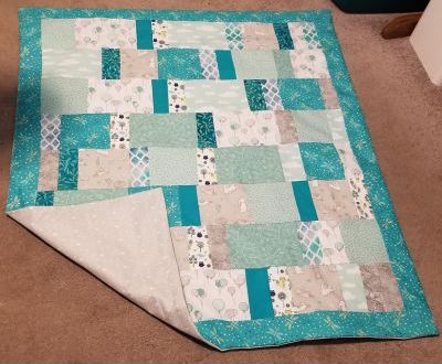 Baby Quilt using Birthing a Quilt Method by Nancy Peterson - FB group member