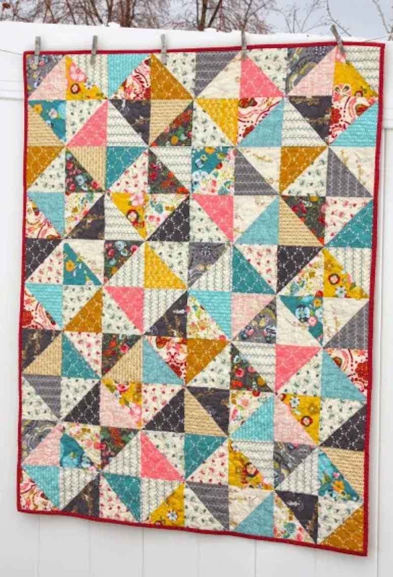 Broken Dishes - free quilt tutorial by Amy Smart_