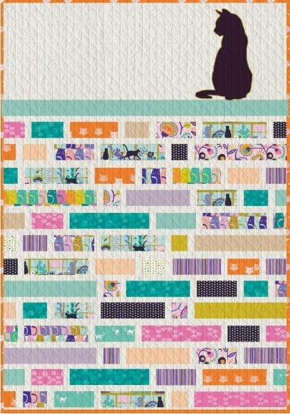 Free Quilt Pattern - Cat Walk Quilt by Jessica Swift for Art gallery Fabrics